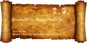 Kuchár Hamilkár névjegykártya